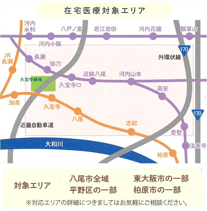 在宅医療対象エリア